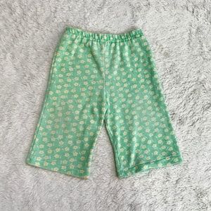 Vintage Carters floral light green pants